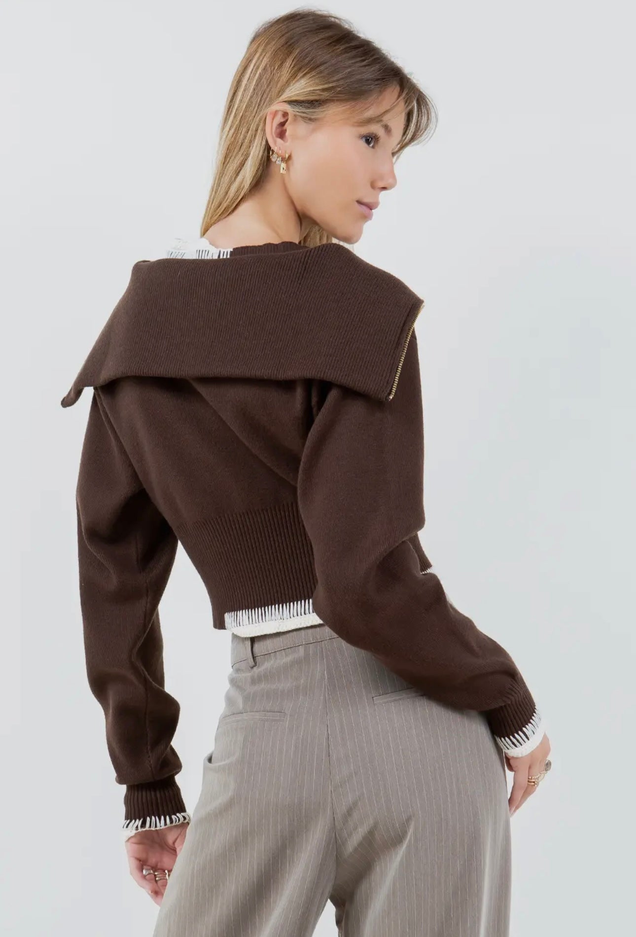 Ava Sweater- Brown