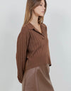 Cuffing Season Sweater- Brown