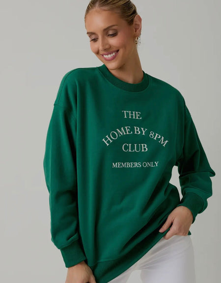 Home By 8pm Crewneck