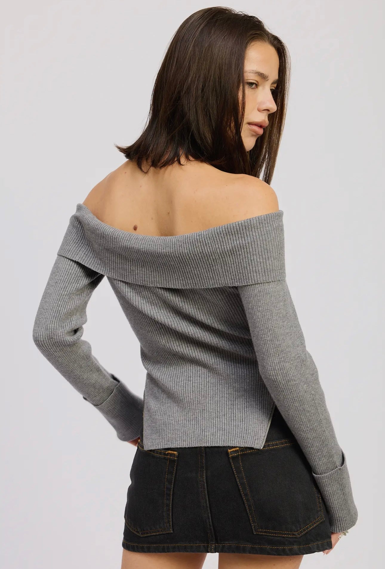 Winona Top- Grey