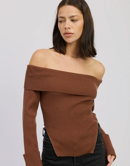 Winona Top- Brown