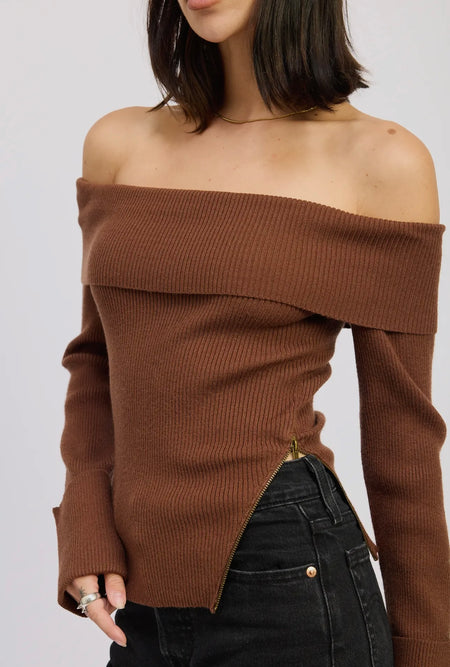 Winona Top- Brown