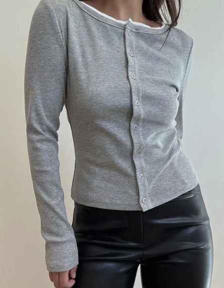 Jackie Cardigan- Grey