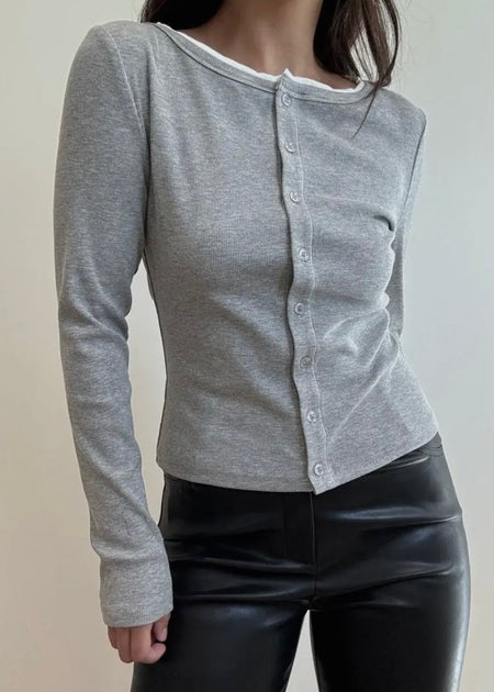 Jackie Cardigan- Grey