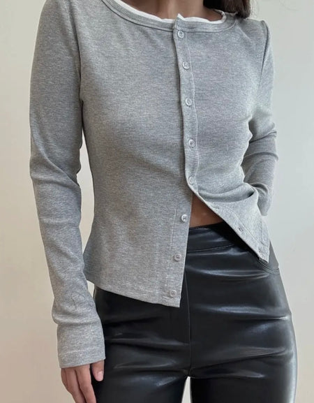 Jackie Cardigan- Grey