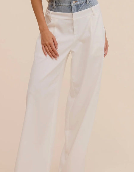 Double Take Pants- White