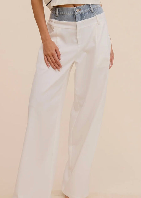 Double Take Pants- White