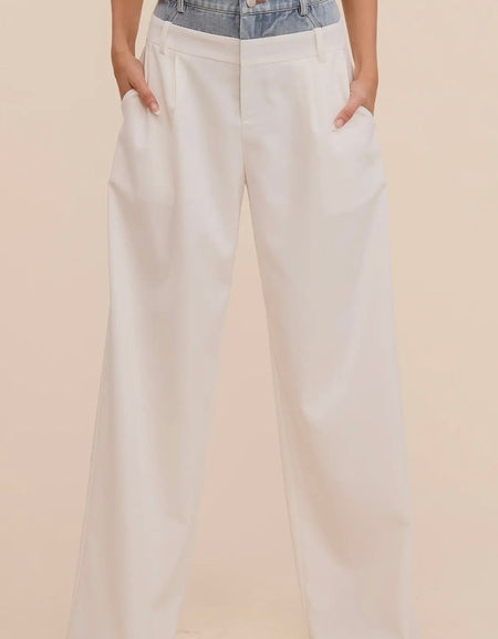Double Take Pants- White