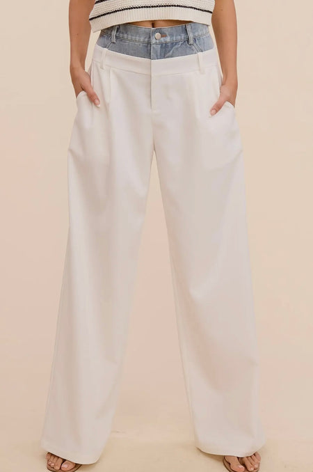 Double Take Pants- White