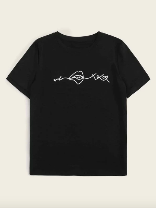 XO Lip T-Shirt - hokiis