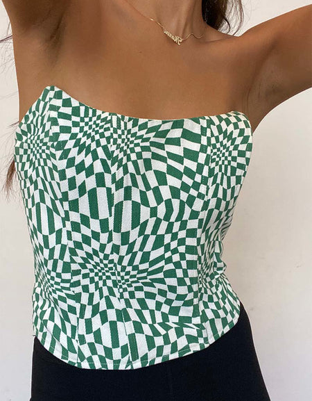 Magnolia Corset- Green