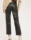 Vegan Leather Muse Pants - hokiis
