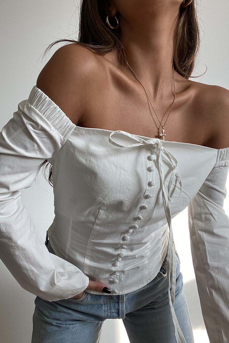 Lily Rose Top- White